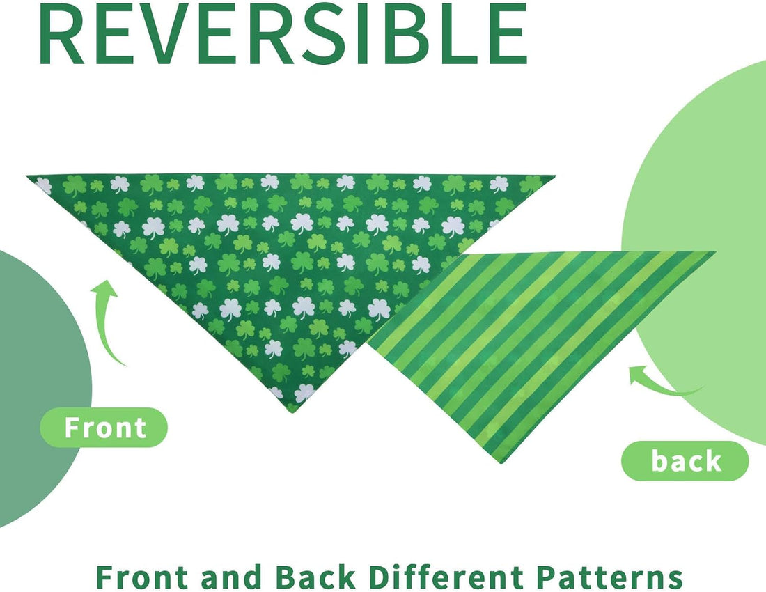 Halloween Dog Bandana Large -1 Pack, Reversible Dog Scarf