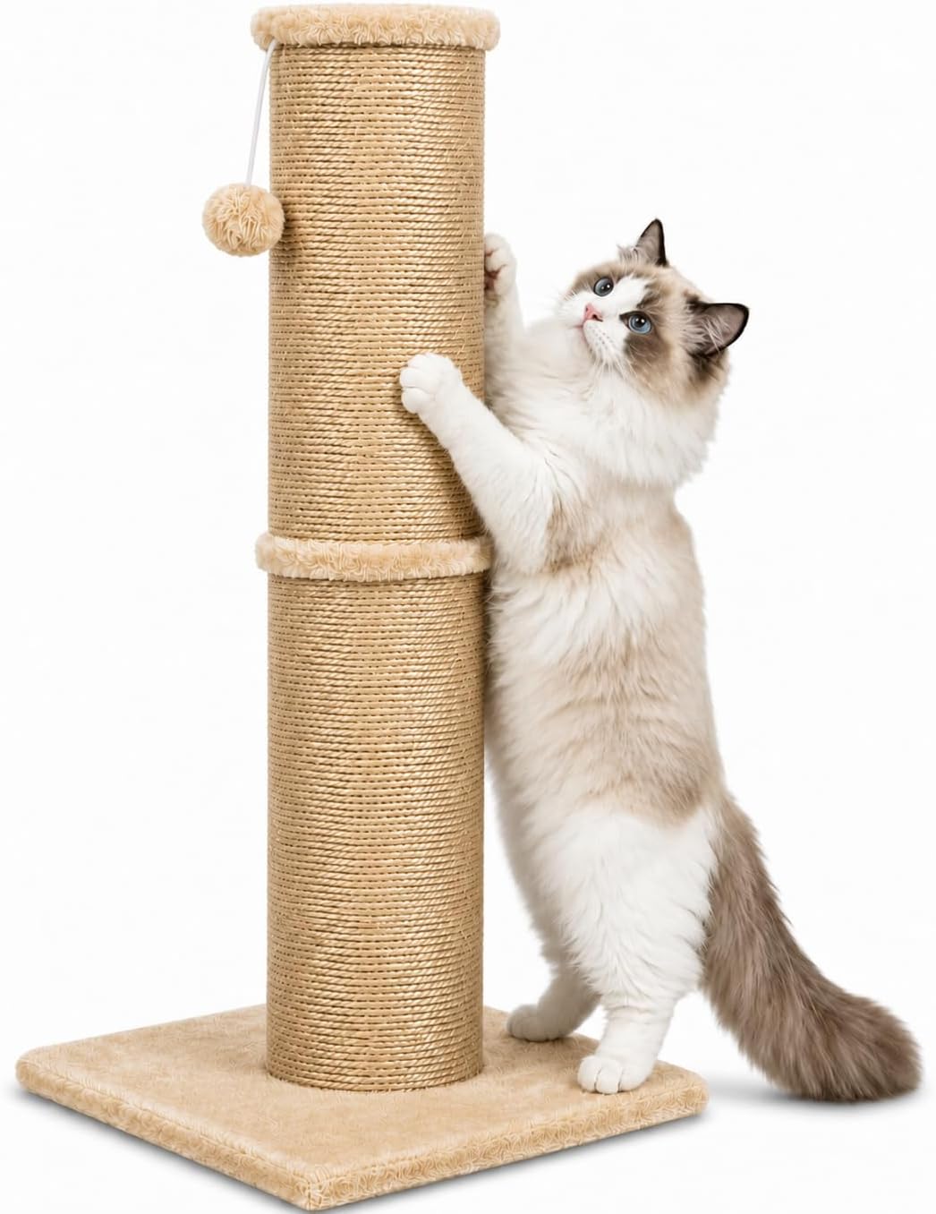 Cat Scratching Post with 5.5 Inch Diameter Sisal Post, 32 Inch