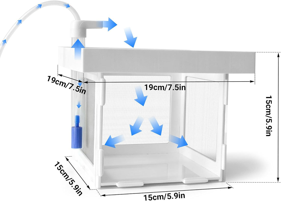 Floating Aquarium Breeder Box, Fish Acclimation & Isolation Tank