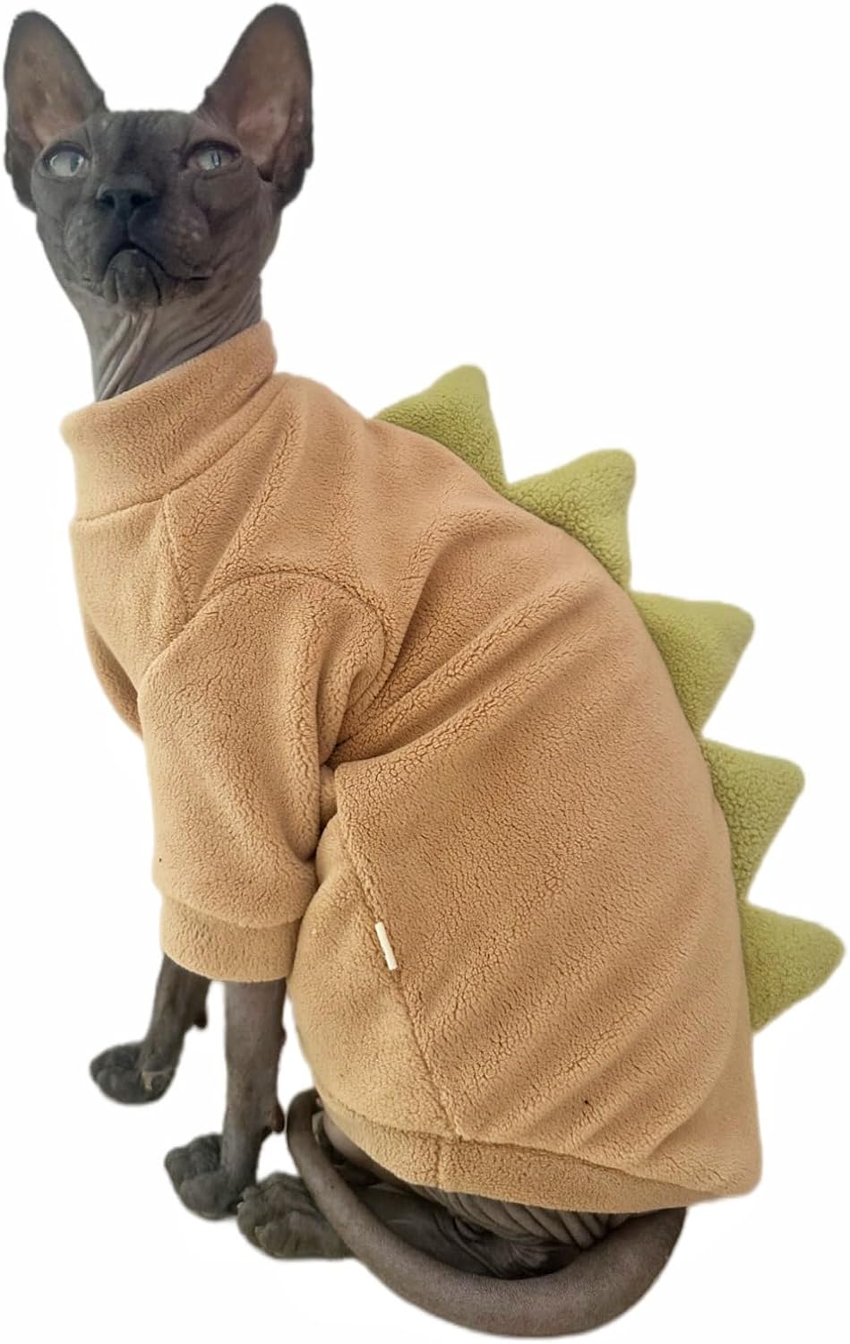 Sky Blue Dinosaur Sphynx Cat Clothes Sweater Hairless Cat Apparel