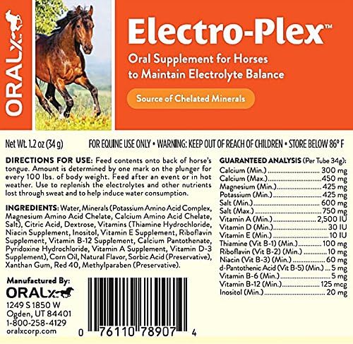 DAONEG Electro-Plex Electrolyte Paste for Horses. Replenishes