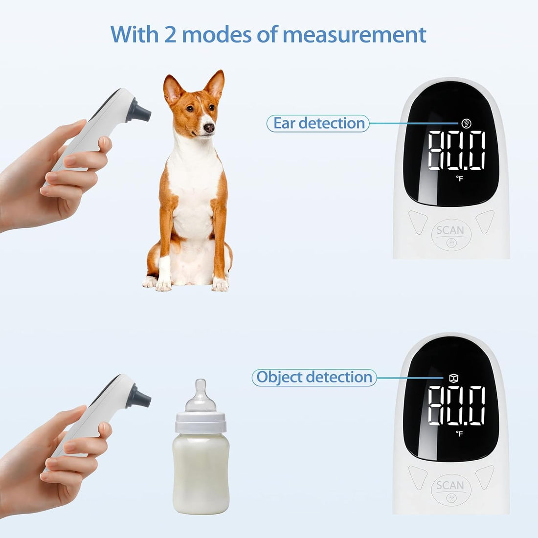 Cat and Dog Ear Temperature Monitor, Pet Only Thermometer