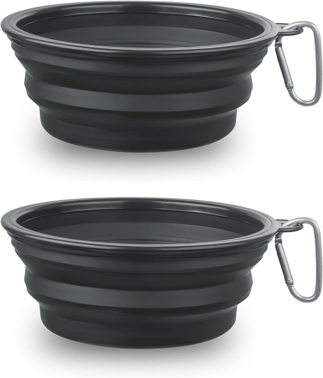 Collapsible Dog & Cat Bowls, Two-Pack