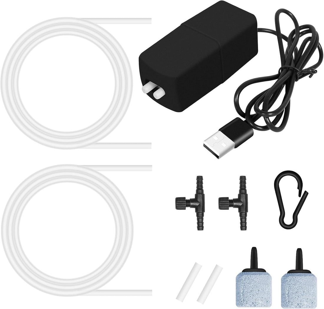 Uncle Yang Aquarium Air Pump 1W Adjustable Quiet Aquarium Aerator