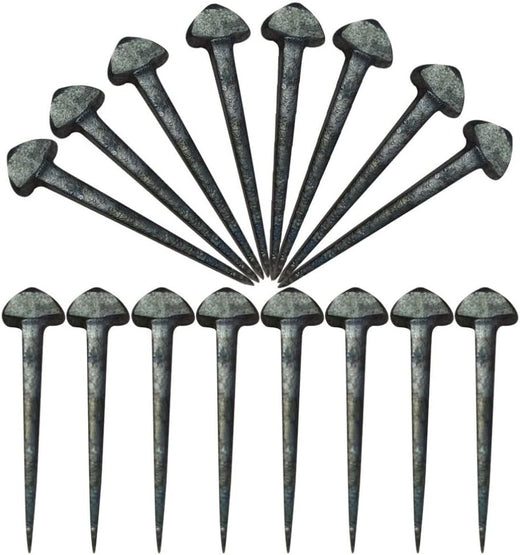 Ipetboom 50Pcs Iron Horseshoe Nails for Hoof Care