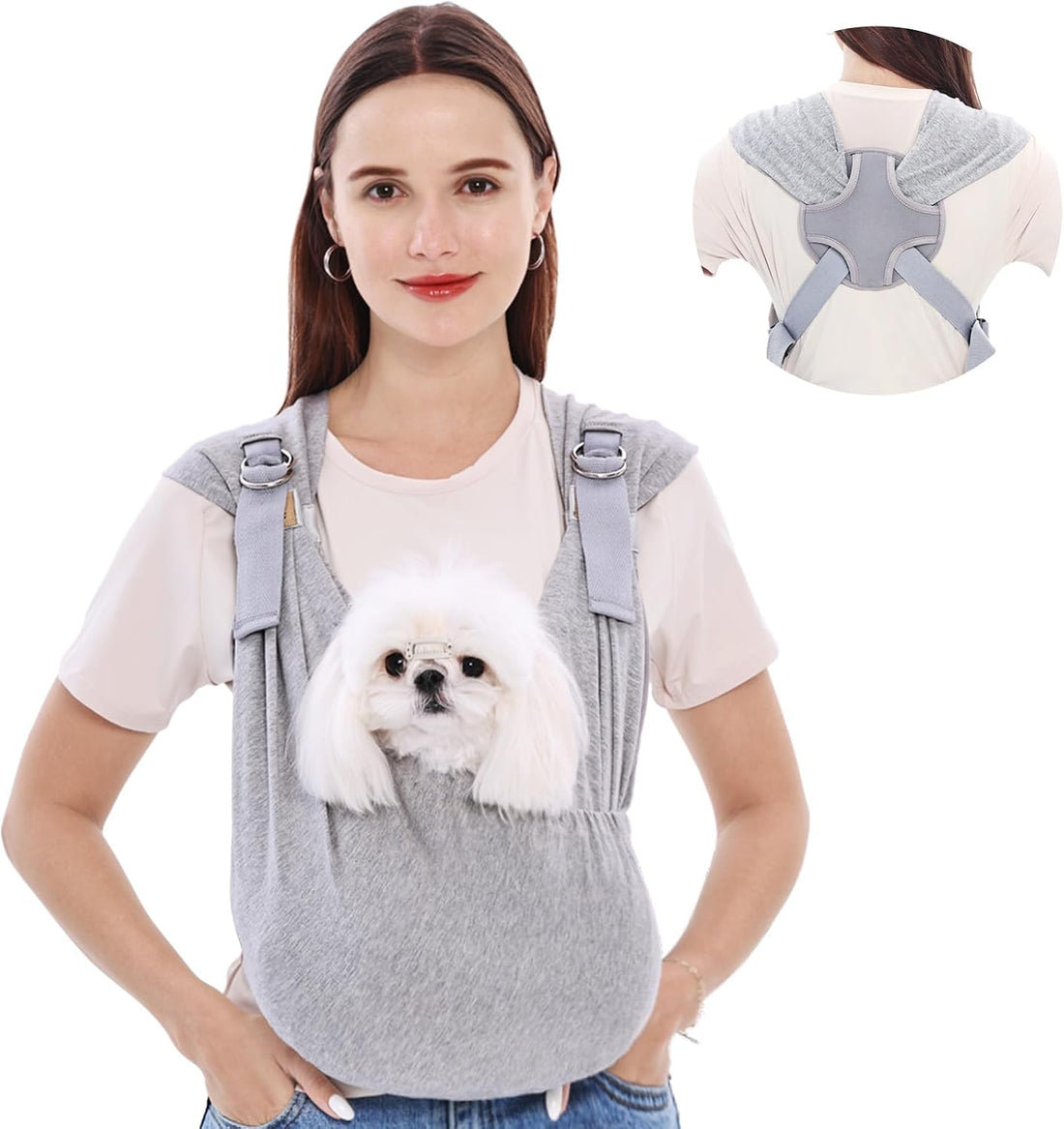 Supet Dog Sling Carrier for Small Pet
