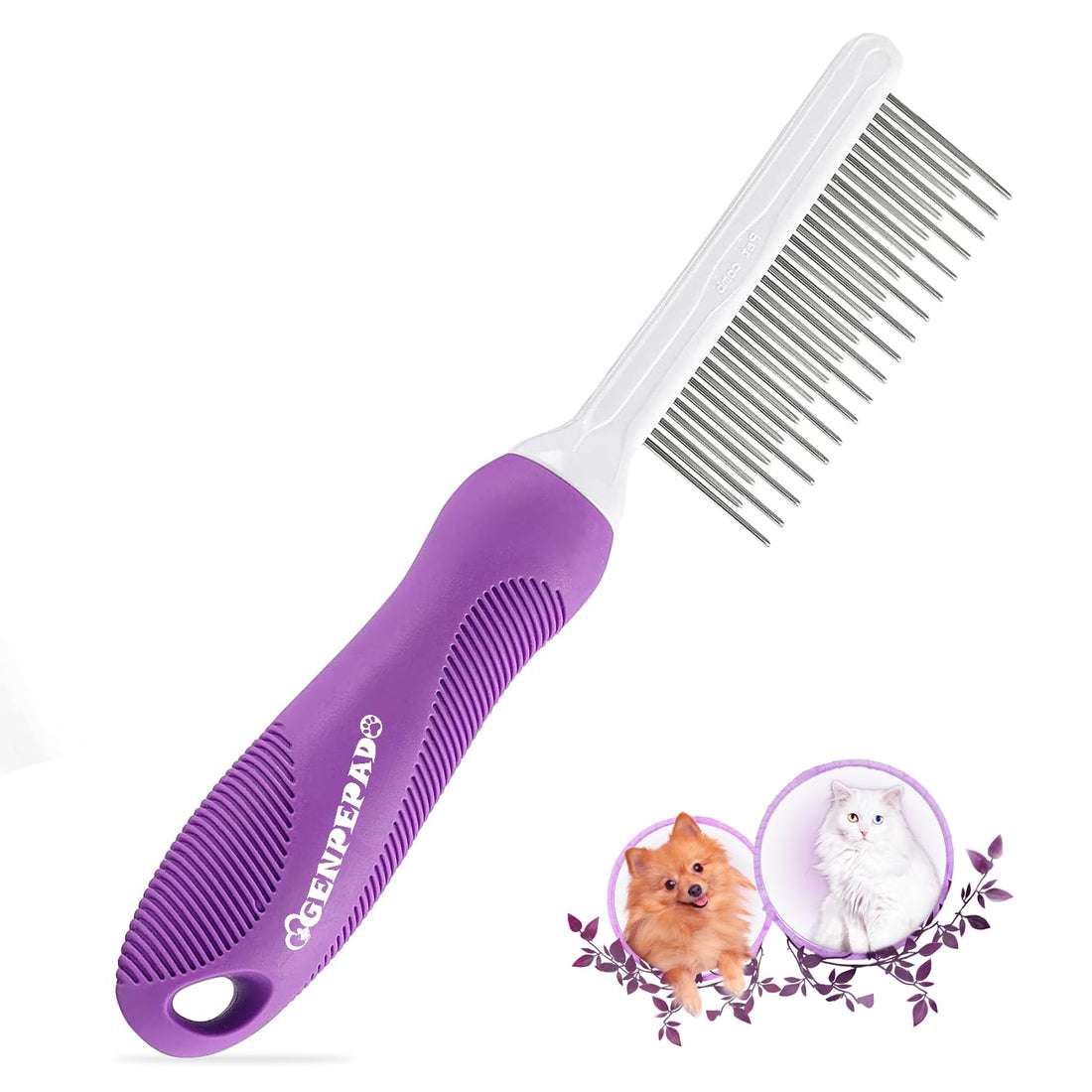 GENPEPADO Grooming Comb for Dogs and Cats with Matted Hair