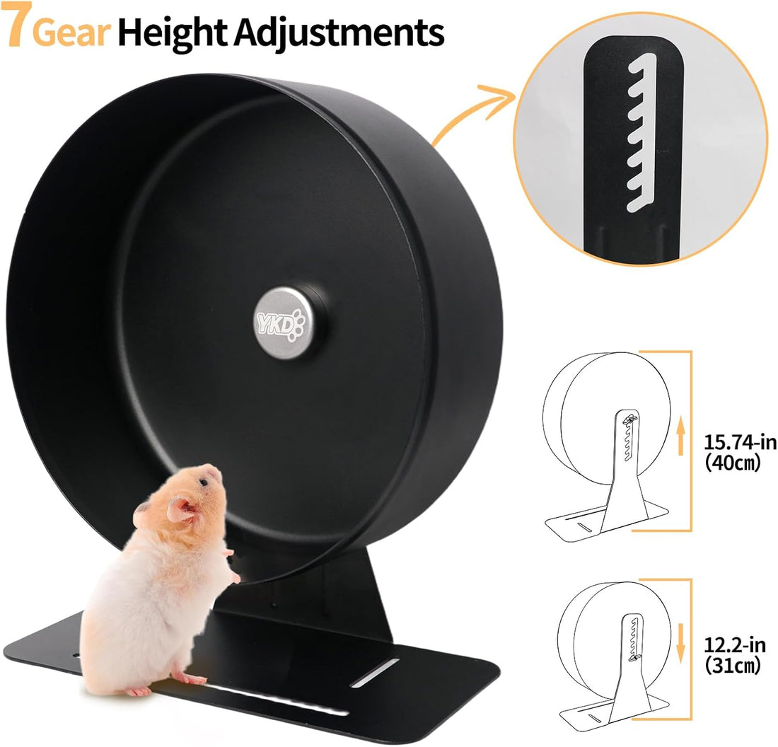 11.8" Aluminum Alloy Silent Hamster Exercise Wheel