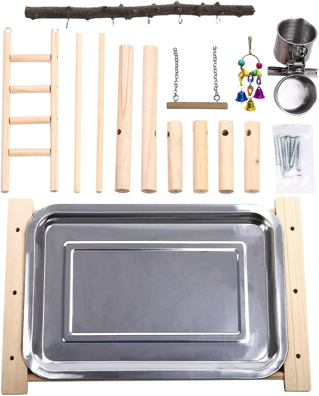 kathson Bird Playground,Parrots Play Gym,Parakeet Play Stand