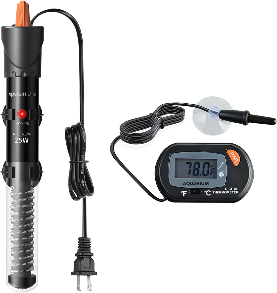 HiTauing Aquarium Heater 25W/50W/100W/200W/300W