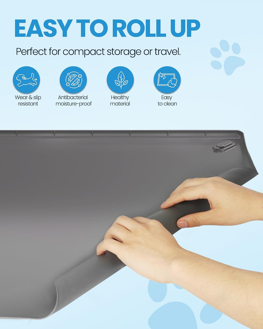 Pee Pad Holder for Dogs - 28" x 34" Silicone Puppy Potty Training Tray