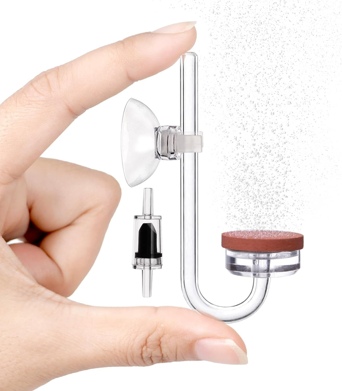 CO2 Diffuser for Aquarium Plant Mini CO2 Atomizer, U-Shaped-S