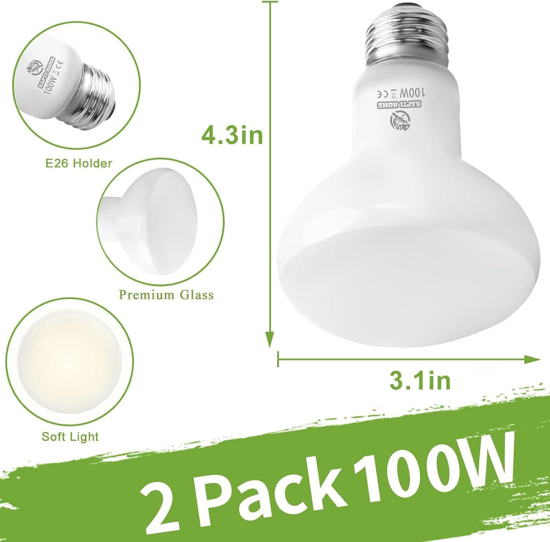 Reptile Heat Lamp Bulbs, Simulate Natural Sunlight Heat Light Bulb