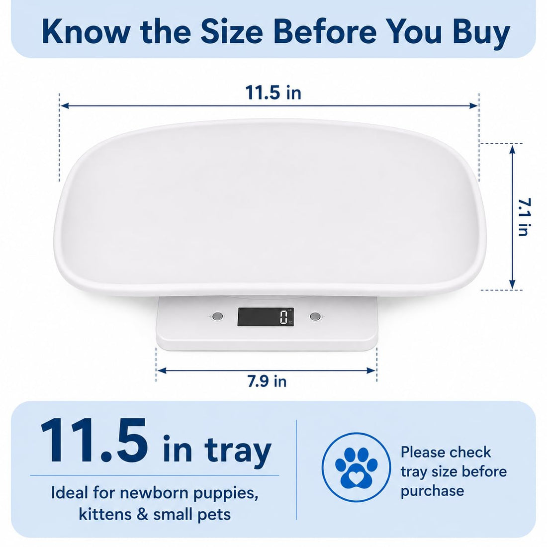 Puppy Scale for Newborn Puppies & Kittens
