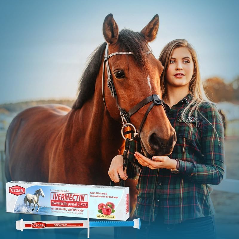 Ivermectin Horse Paste Dewormer , Horse Wormer Paste, Apple Flavor