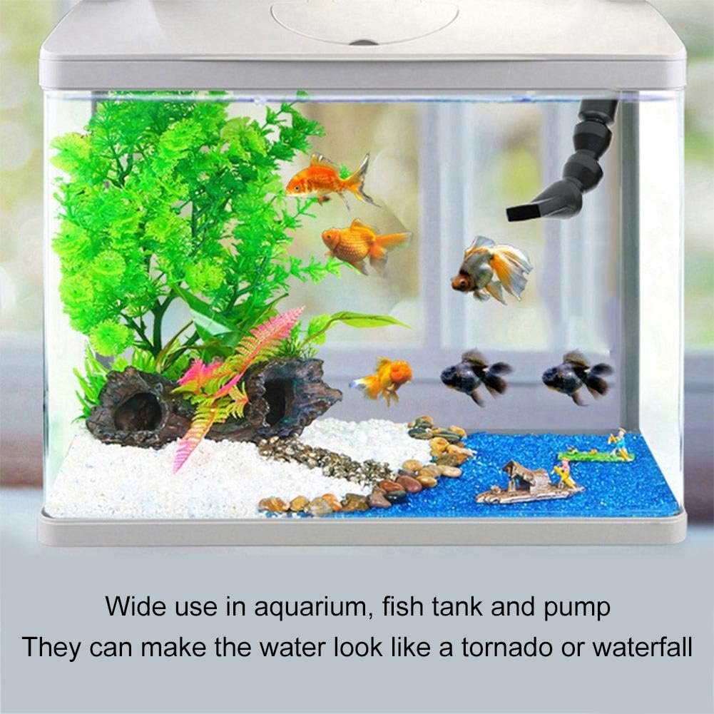 Fish Tank Nozzle, Flexible 360° Plastic Duck Flat Nozzle Rotating