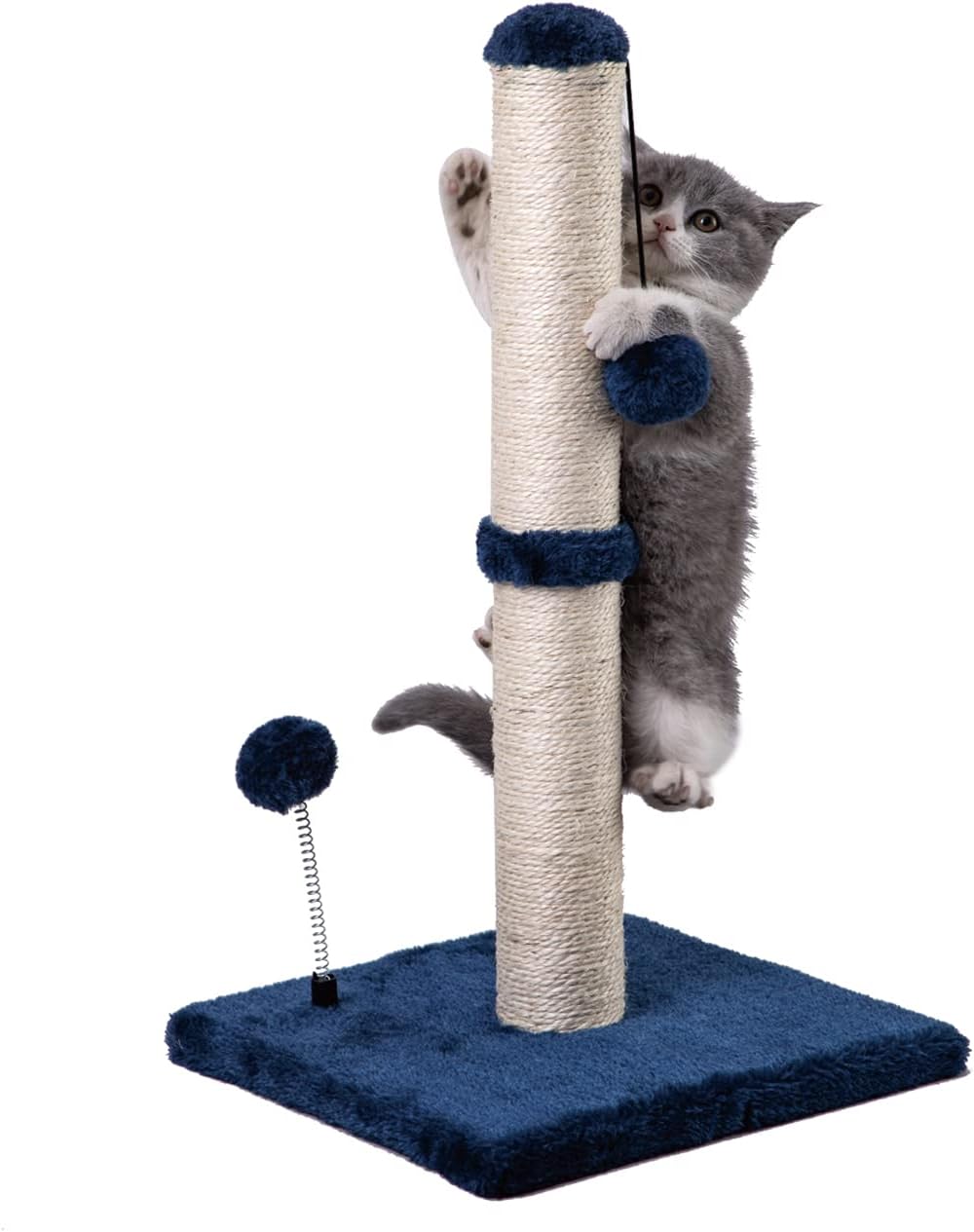MECOOL 34” Tall Cat Scratching Post Premium Basics Kitten Scratcher