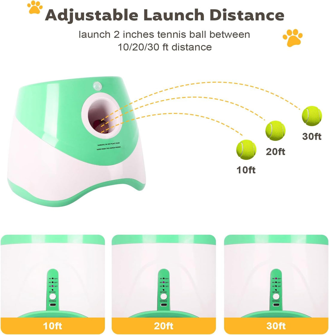 Automatic Ball Launcher for Dogs: Indoor Thrower Fetch Machine