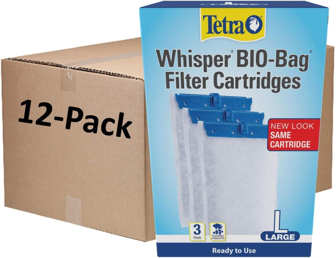 Tetra Whisper Bio-Bag Large Filter Cartridges for Aquariums, 3 Count