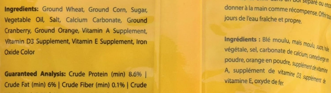 Sunseed Company 36022 Cranberry-Orange Animalovens Small Animal Treat