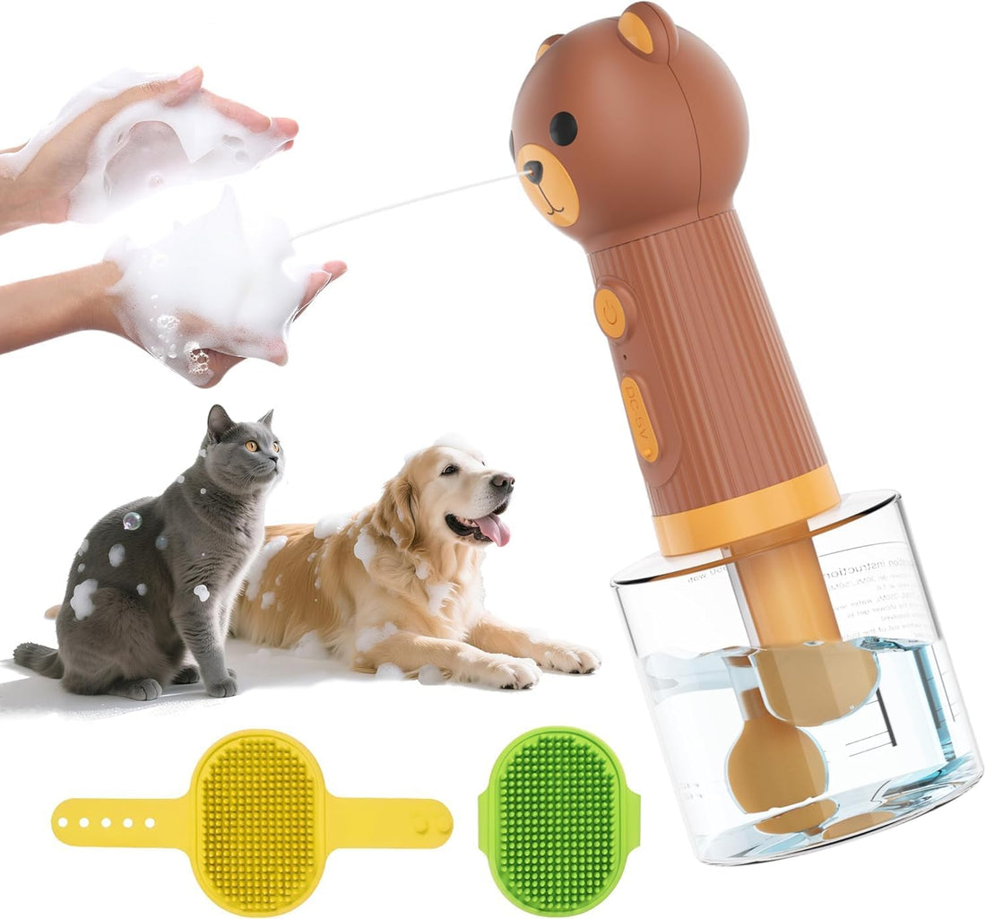 Dog Shampoo Foamer, Electric Dog Soap Dispenser