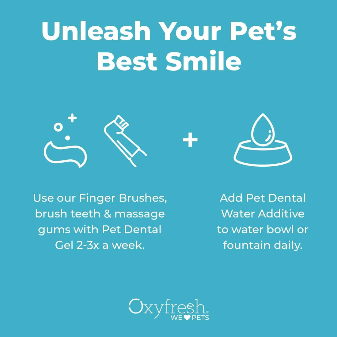 Oxyfresh Premium Pet Dental Kit for Dogs & Cats