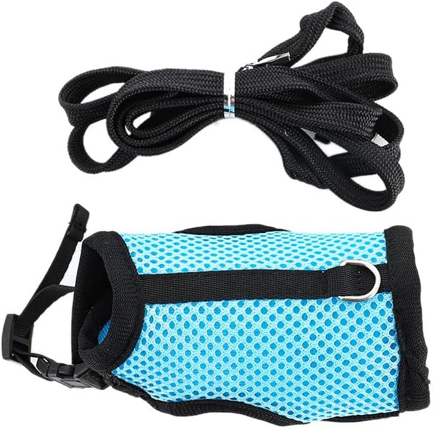 Bunny Harness and Leash Escape Proof Soft Mesh Rabbit Leash