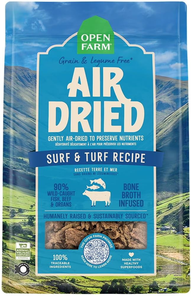 Open Farm Air Dried Dog Food, Grain-Free Harvest Chicken Recipe