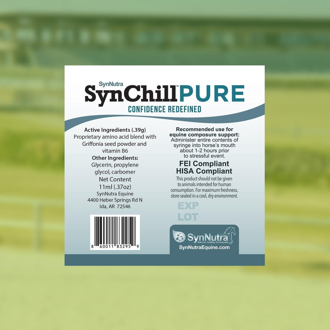 SynChill Pure Horse Calming Supplement, 1 Pack