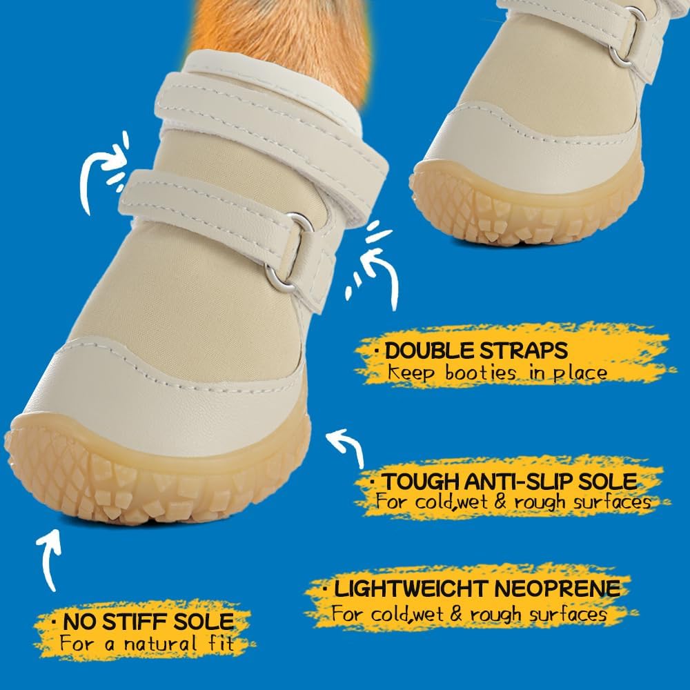 Dog Shoes for Small Dogs, Breathable Dog Boots Paw Protector for Hot
