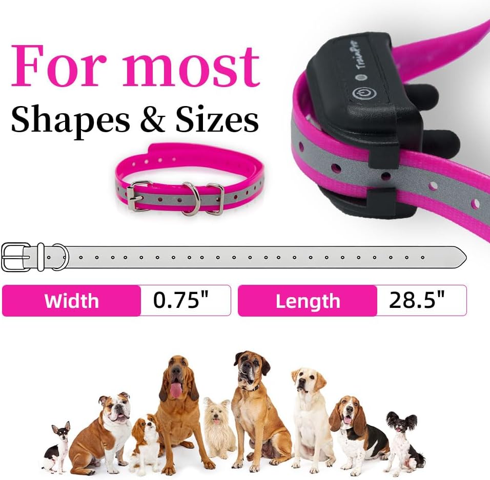 Waterproof TPU Replacement Strap for Dog Training Collar, 27.5 in