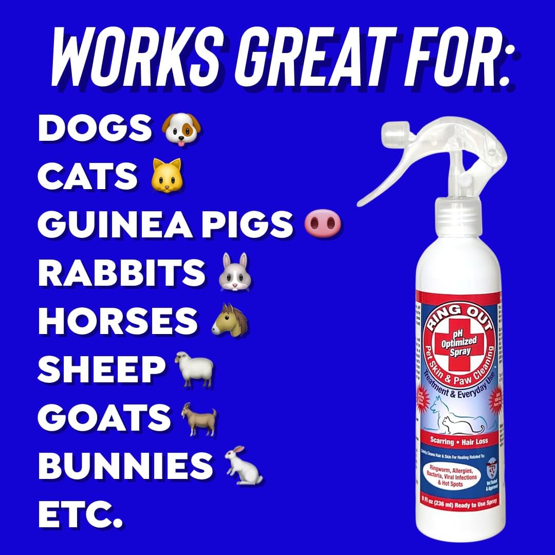 Ring Out for Pets: Control & Help Ringworm | Clean Pets Skin & Paws