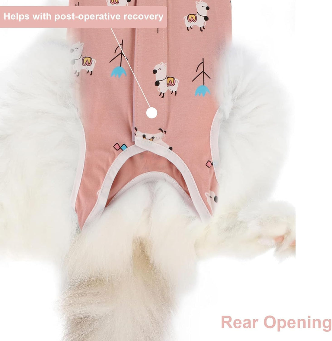 2PCS Cat Recovery Suit - Breathable Cat Surgical Recovery Suit