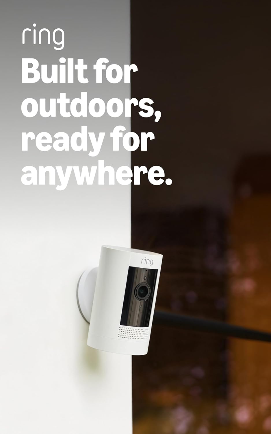 Ring Outdoor Cam, Weather-Resistant Home or Business HD Security