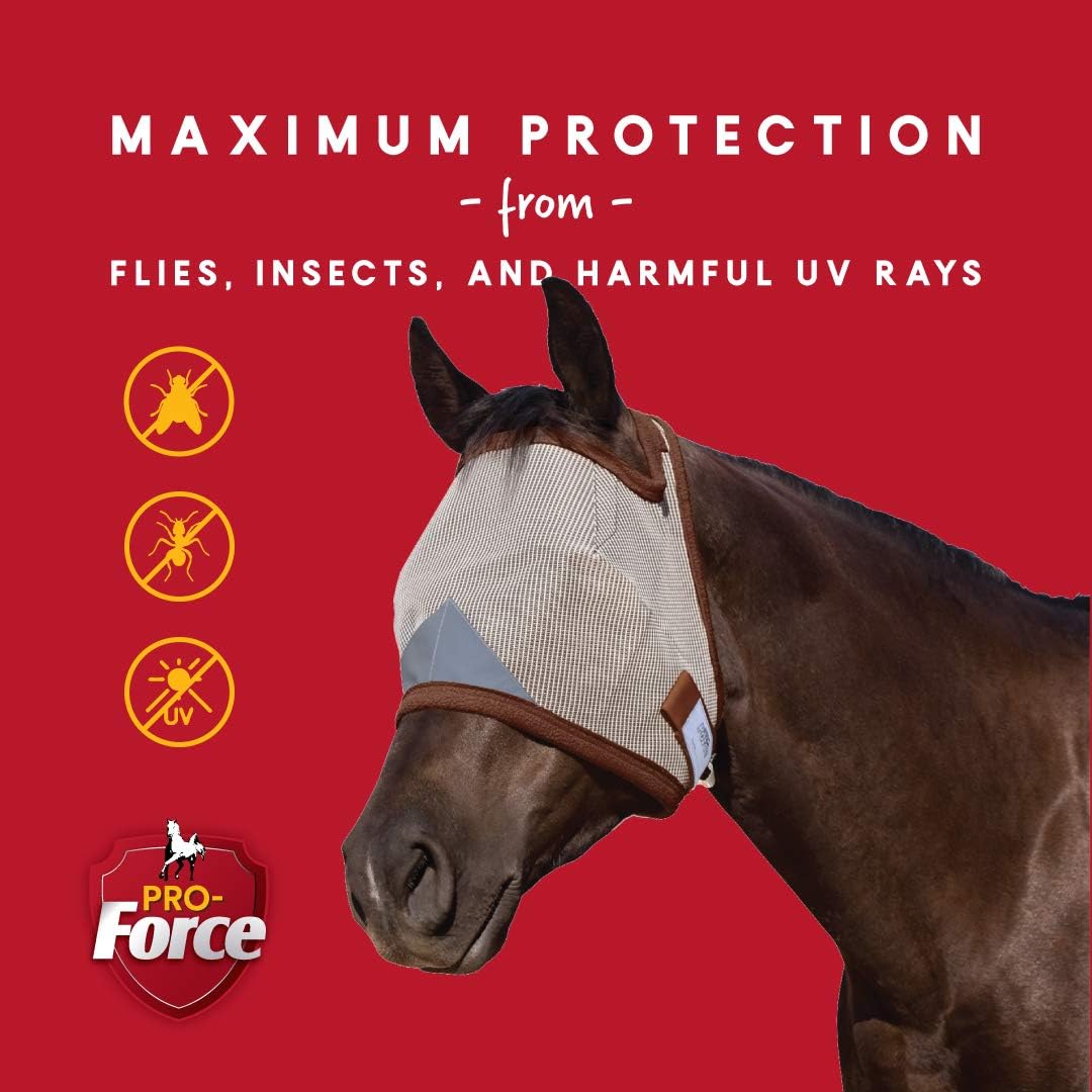 Pro-Force Horse Fly Mask with UV Protection