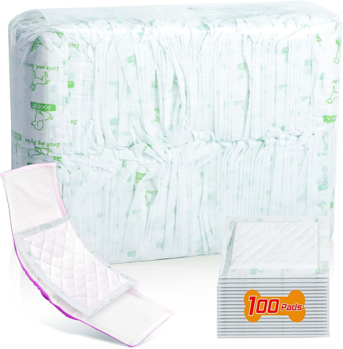 Dog Diaper Liners for Male and Female Dogs, 150ct