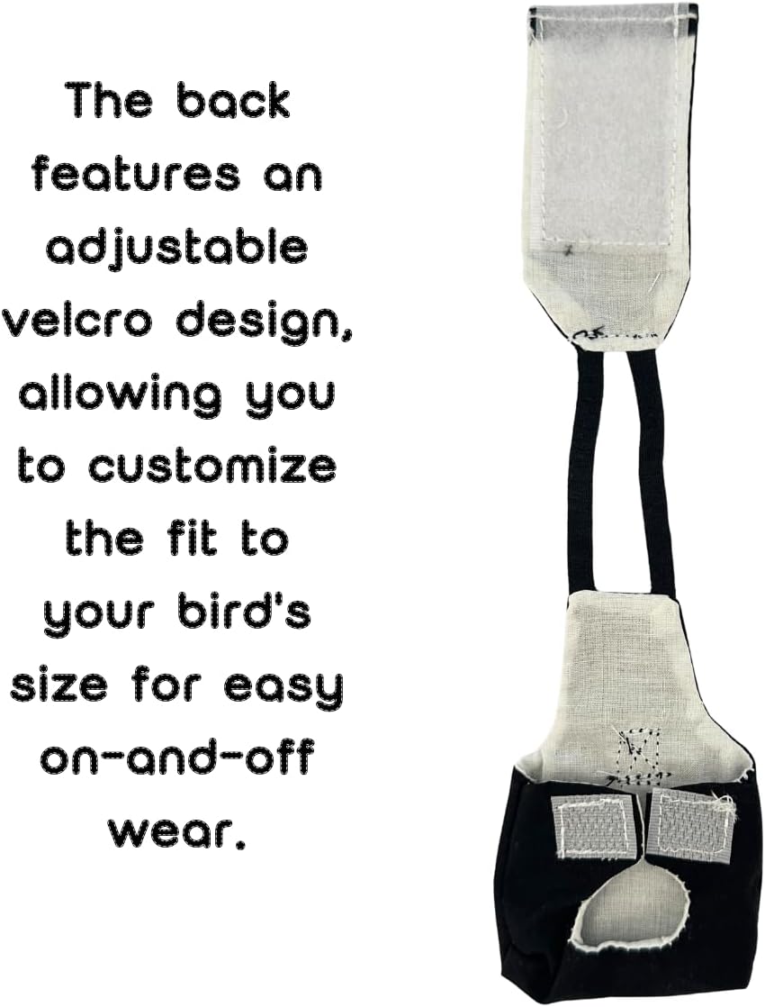 Bird Diaper Flight Suit Cute Cosplay Parrot Clothes (with Leash,XS)