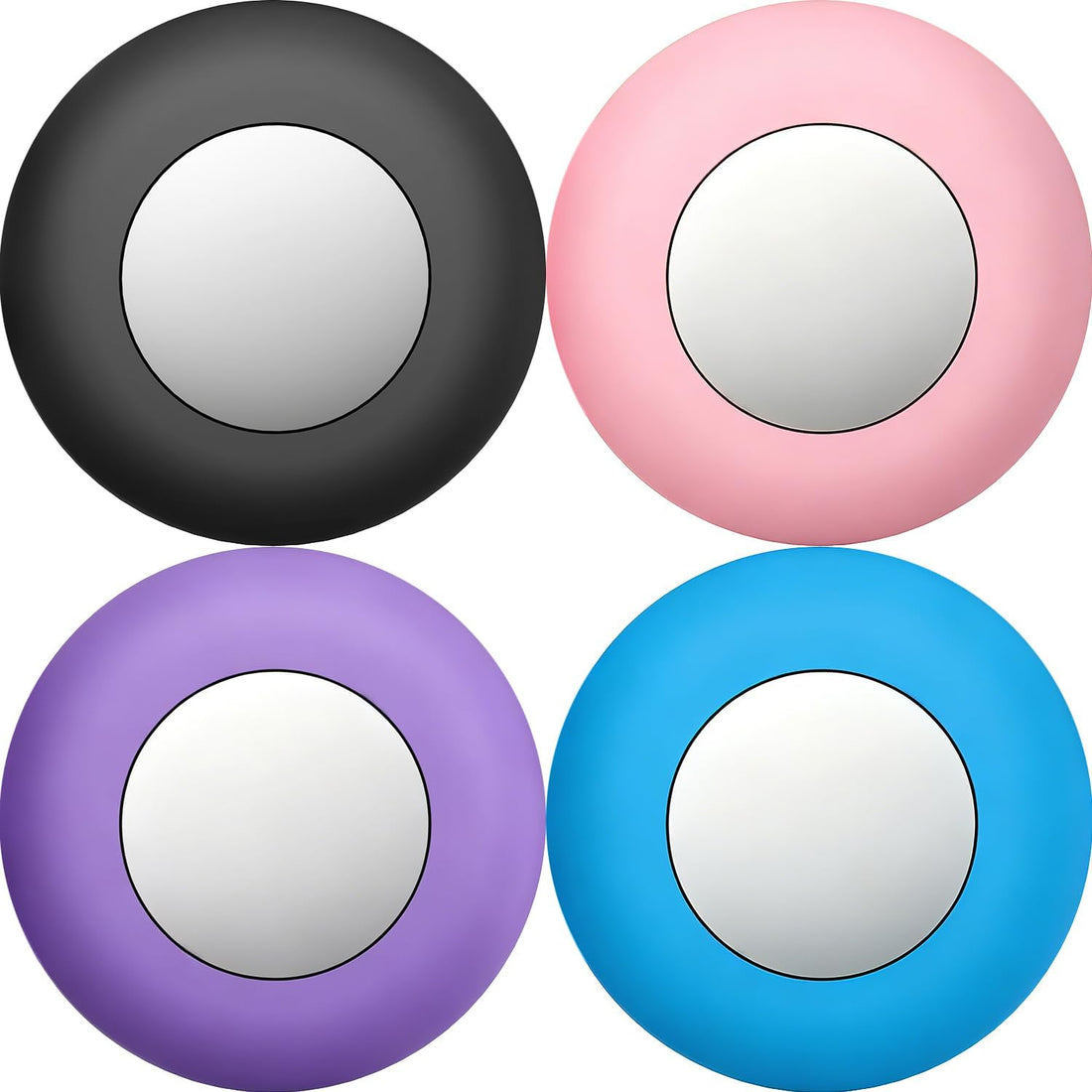 4 pcs Holder for airtag cat Collar, Silicone case for cat & Small Dog