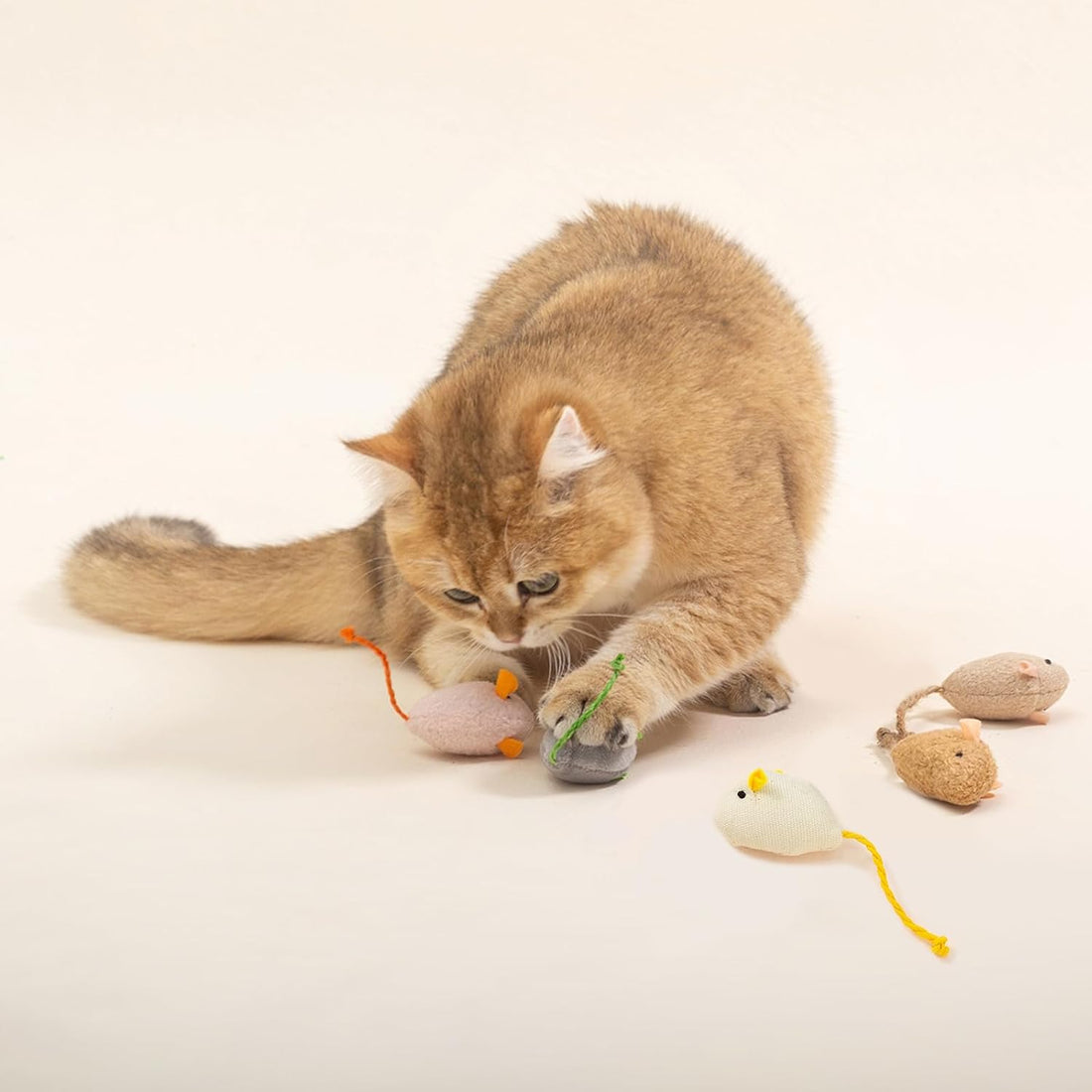 Shudyear cat Toys 5pcs Mouse Toys