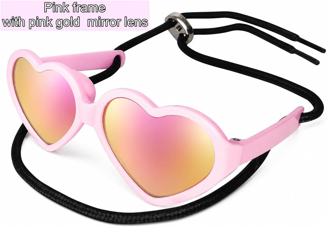 G016 Dog Cat Pet Heart Sunglasses Glasses for Small Breed up to 15lbs
