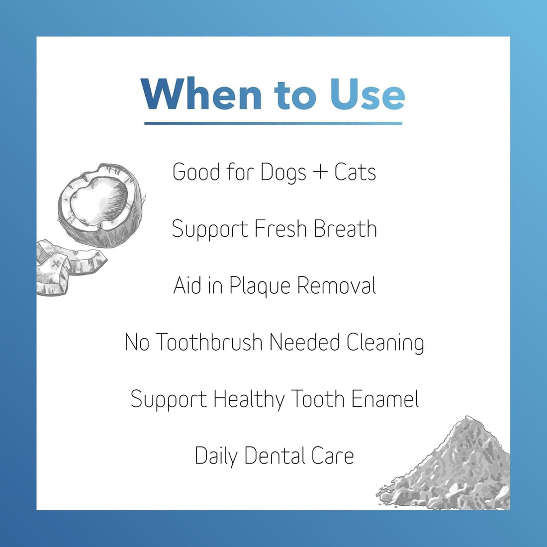 InClover Dog and Cat Dental Powder for Teeth Cleaning and Enamel
