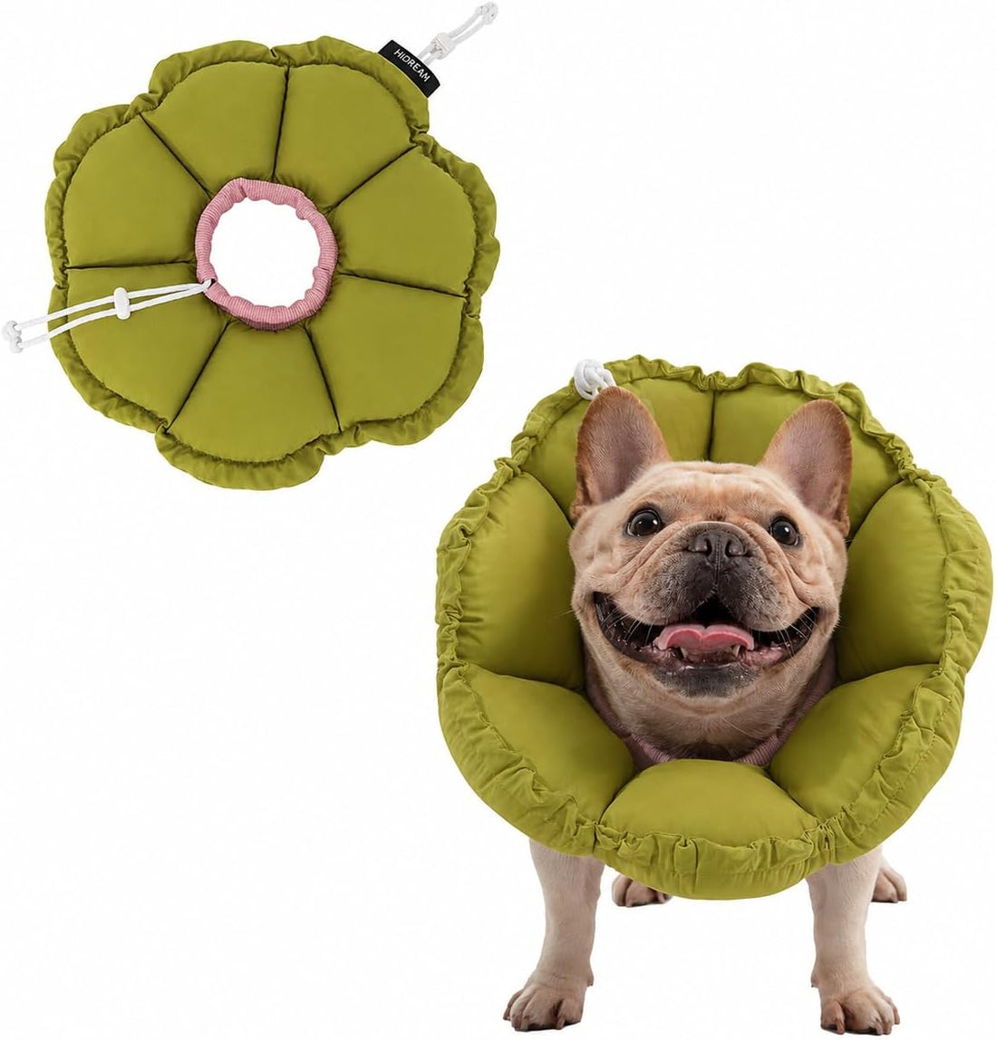 H HIDREAM Dog Cone Collar Stress-Free Recovery Cone Alternative