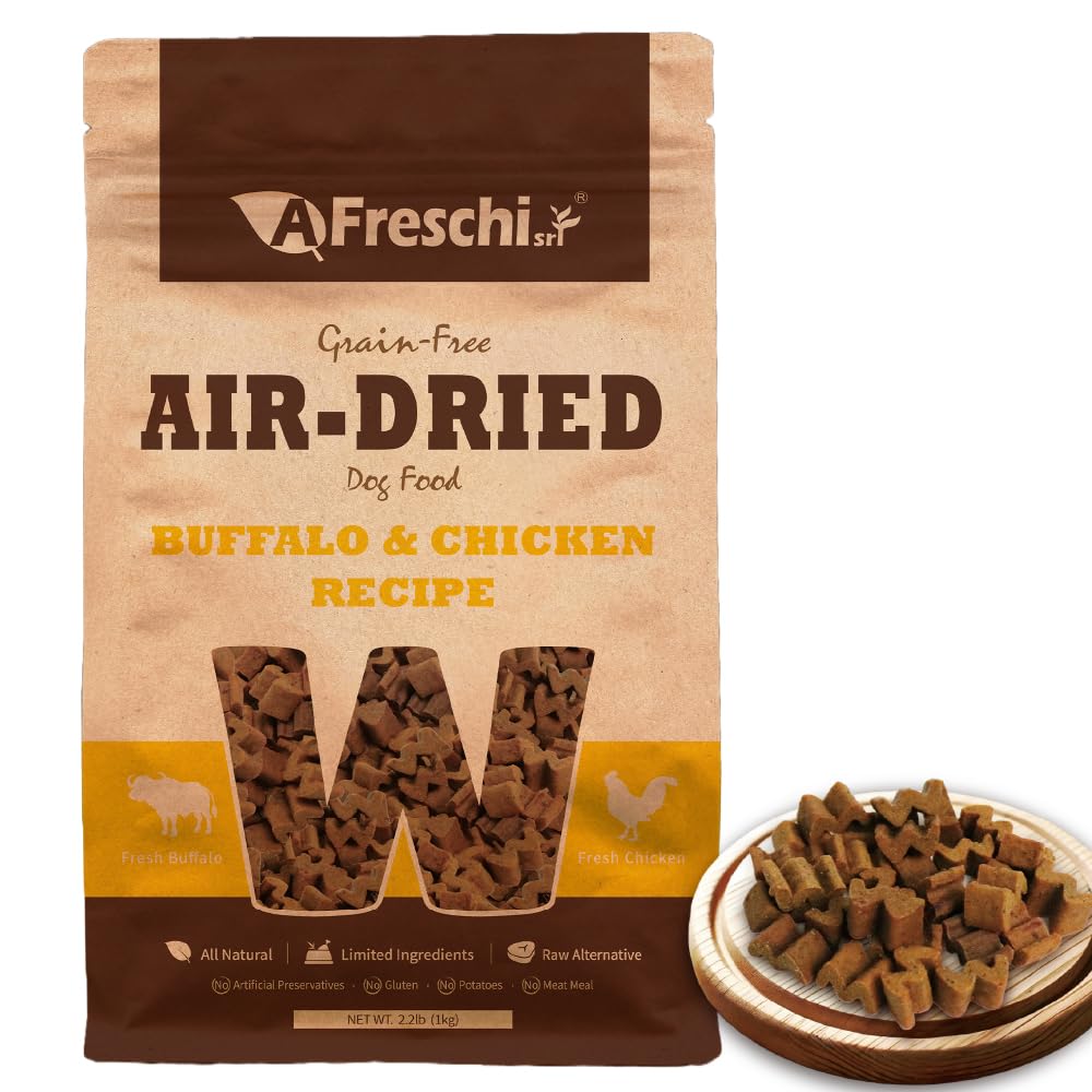A Freschi srl Air-Dried Dog Food – Real Buffalo & Chicken Recipe