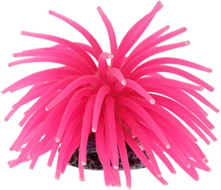 Silicone Sea Anemone Aquarium Decoration Coral Ornament