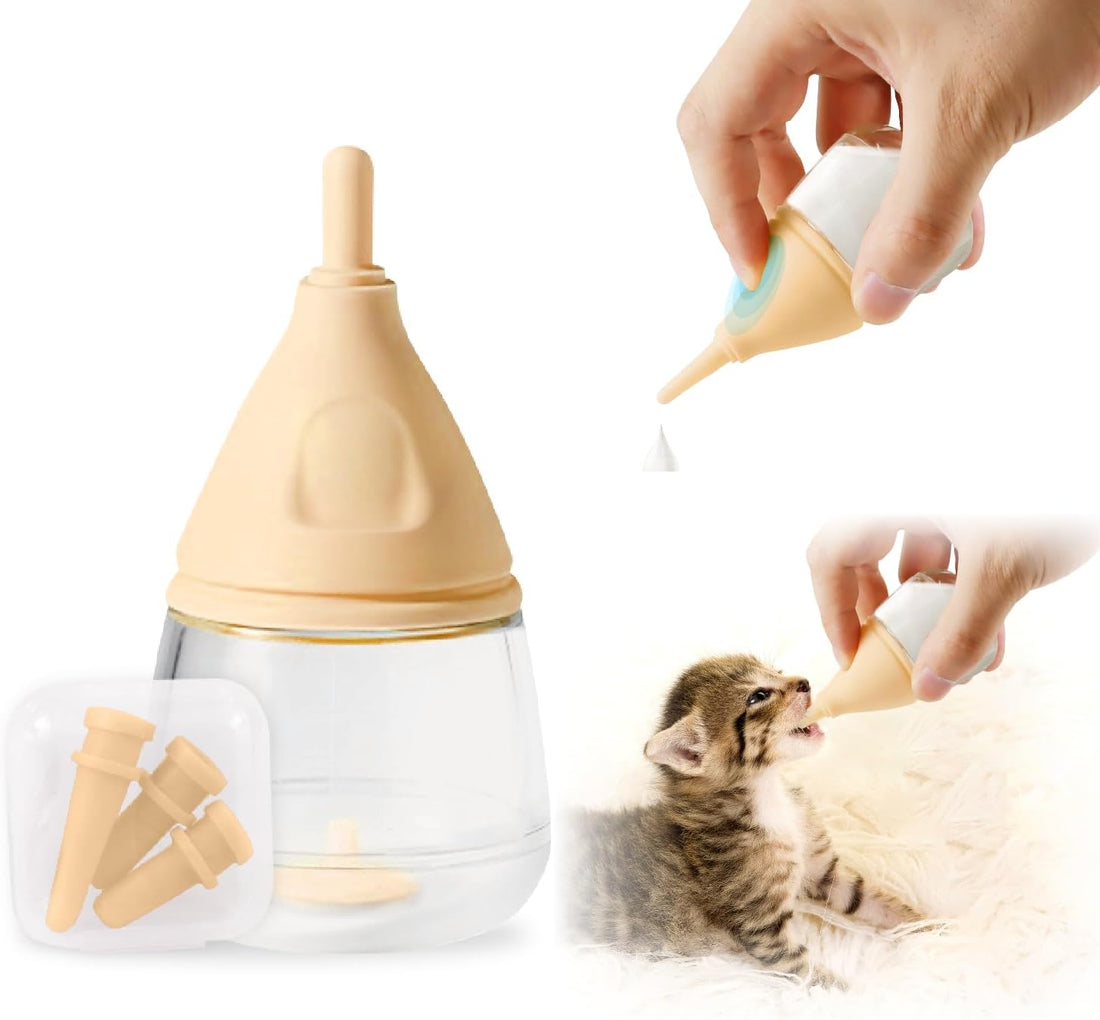 RockTech Ergonomic Kitten Bottle Feeding kit