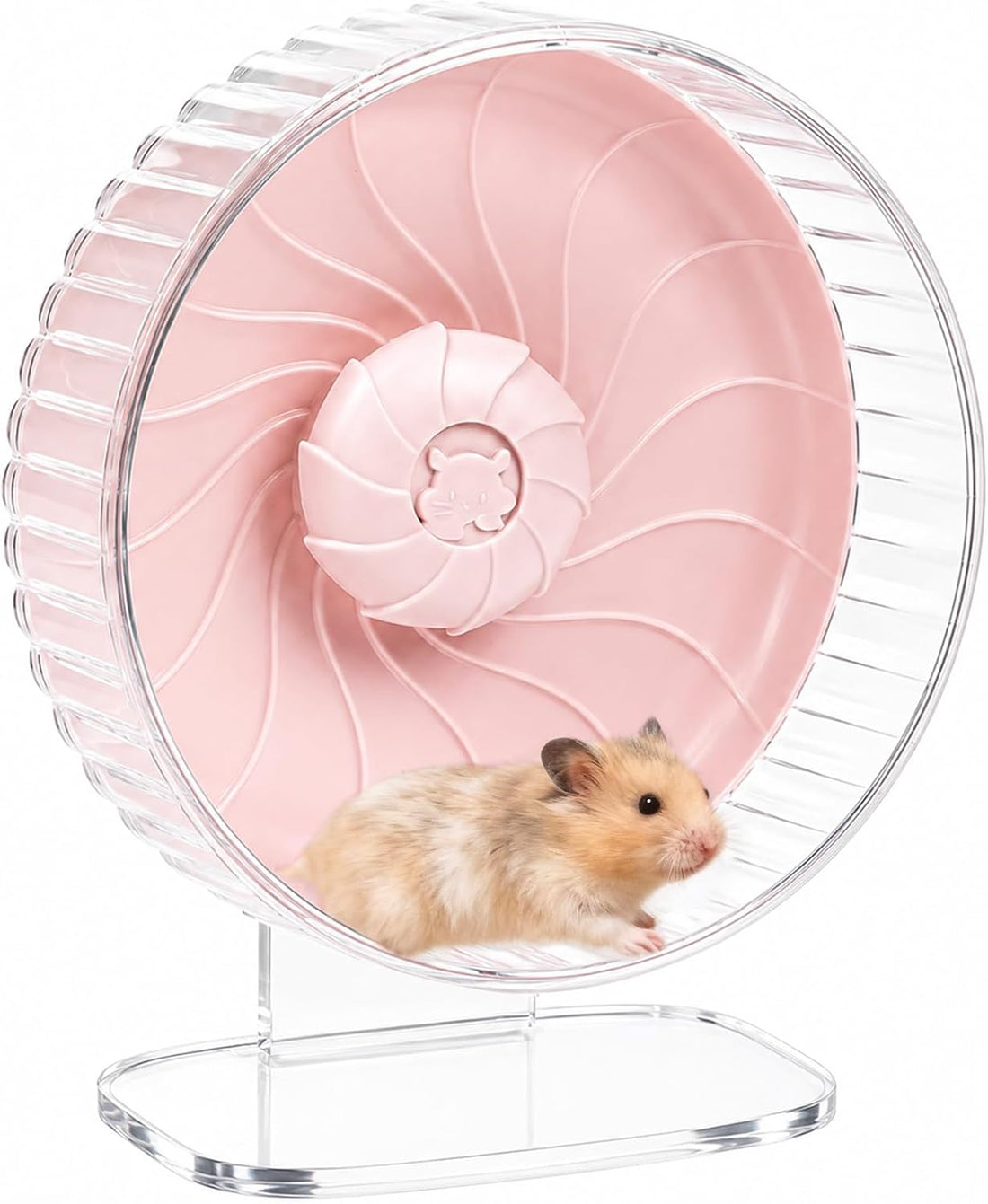 10 inch Silent Hamster Wheel with Adjustable Stand, Large Size, Blue