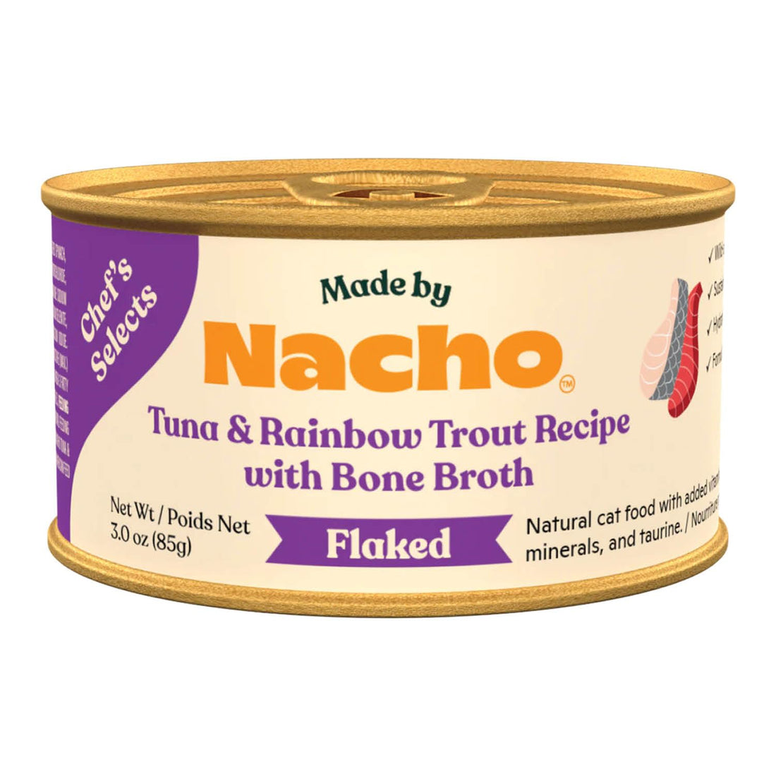 Made by Nacho Flaked Filets Recipe in Bone Broth