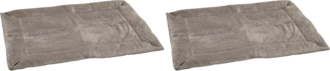K&H PET PRODUCTS Self-Warming Crate Pad Mocha X-Small 14 x 22 Inches