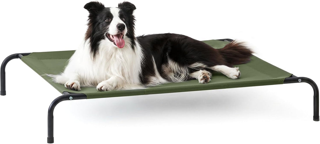 Love's cabin Elevated Cooling Dog Bed for Large Dogs