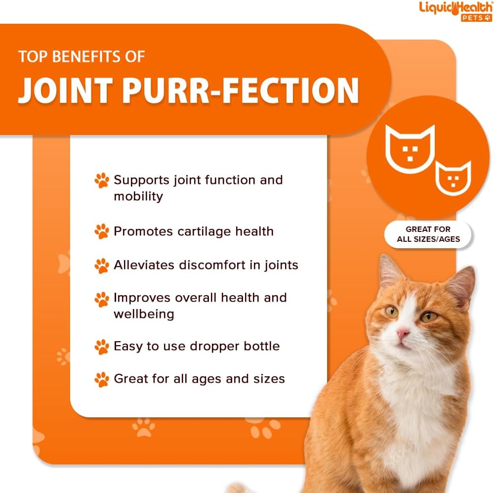 LIQUIDHEALTH Pets Liquid Cat Glucosamine Joint Purr-Fection